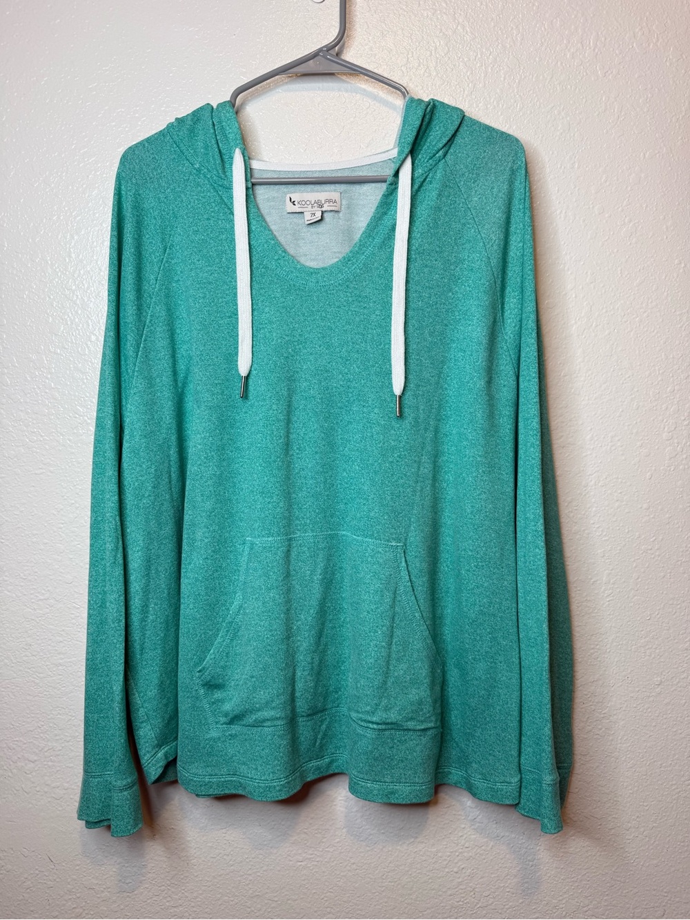 Koolaburra by UGG Long Sleeve V-Neck Hooded Pullover Lightweight Hoodie Size 2X